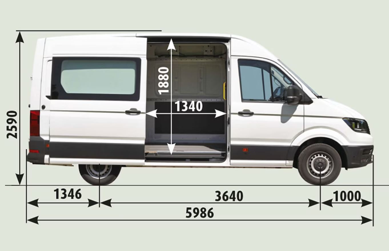 Longsleeper right (VW Crafter / MAN TGE from '17)