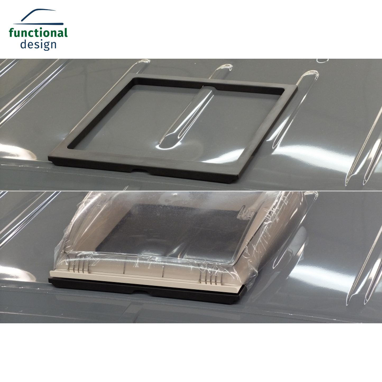 Adapter frame for roof hoods on the Sprinter (from '06) and Crafter (from '06 - '16)