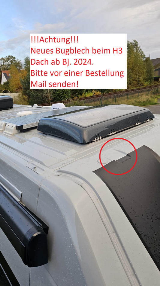 Dachspoiler 1277 Eurochassis XSmall H3 (Ducato/Jumper/Boxer)